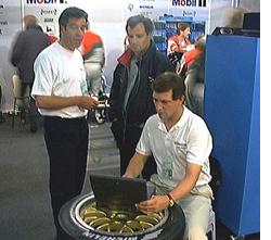 Apple in Porsche garage